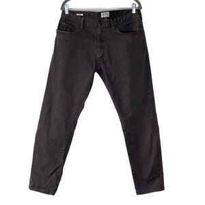 TODD SNYDER SLIM FIT 5-POCKET CHINO IN DARK GRANITE SIZE 33X32